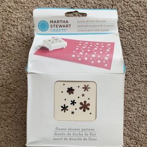 Martha Stewart Flower Shower Pattern Punch All Over the Page